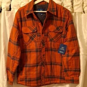 George Red Plaid Snap Up Jacket 🧡🧡🧡🧡